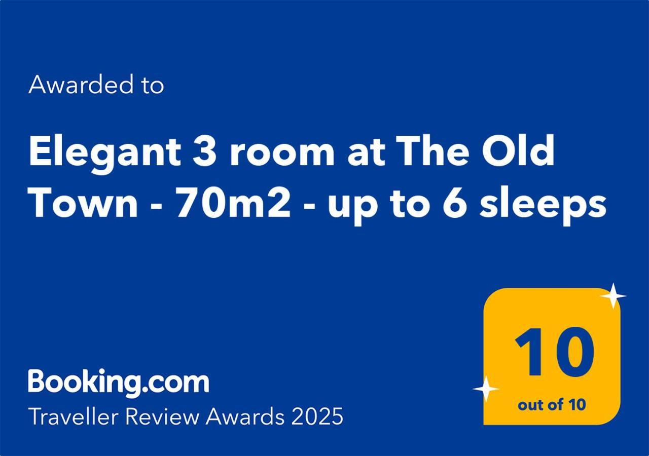 Elegant 3 Room At The Old Town - 70M2 - Up To 6 Sleeps Warsaw Exterior photo